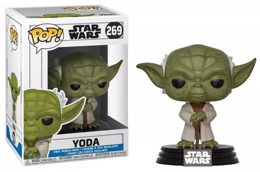 Funko POP! Звездные войны, коллекционная фигурка, Йода, 269