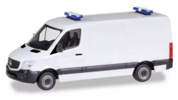 Фургон mercedes-benz sprinter с плоской крышей Herpa