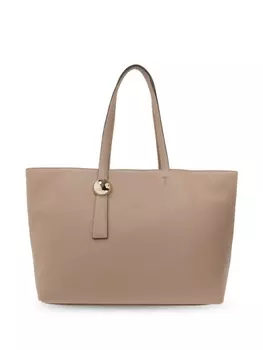 Furla большая кожаная сумка-тоут Sfera, нейтральный цвет