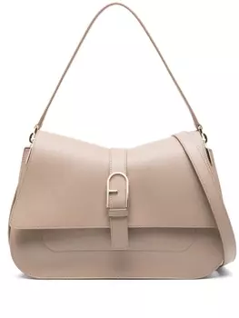 Furla большая сумка на плечо Flow, серый