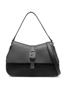 Furla большая сумка на плечо Flow, черный