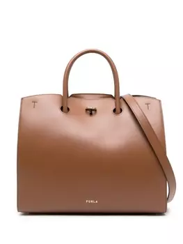Furla большая сумка-тоут Genesi, коричневый