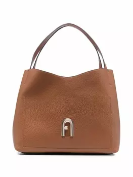 Furla большая сумка-тоут Primula, коричневый