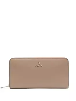 Furla большой кошелек Camelia на молнии, нейтральный цвет
