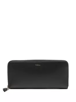 Furla большой кожаный кошелек Nuvola, черный