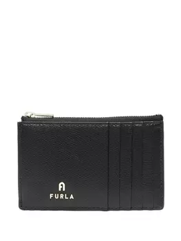 Furla картхолдер на молнии, черный