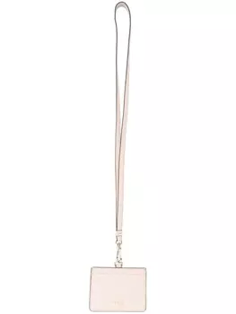 Furla картхолдер с ланъярдом, нейтральный цвет