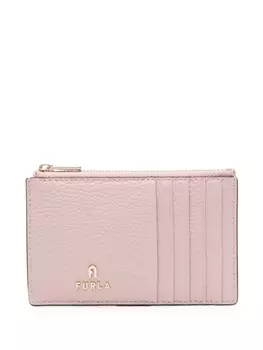 Furla картхолдер с логотипом, розовый