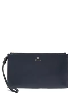 Furla клатч Camelia с логотипом, синий