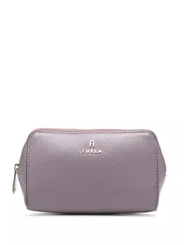 Furla клатч Camelia среднего размера с логотипом, фиолетовый