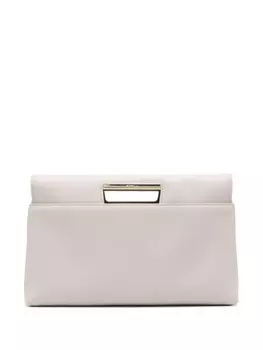 Furla клатч на молнии, серый