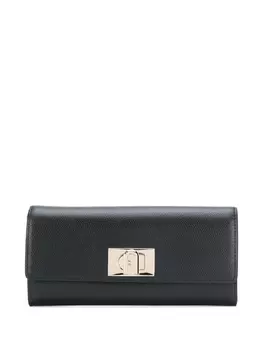 Furla кошелек 1927 из зернистой кожи, черный