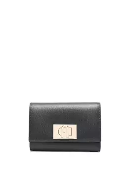 Furla кошелек 1927 из зернистой кожи, черный
