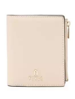 Furla кошелек Camelia с логотипом, нейтральный цвет