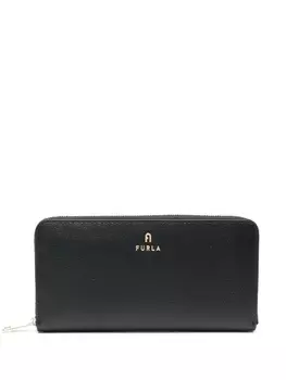 Furla кошелек с логотипом, черный