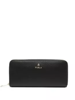 Furla кошелек с логотипом, черный