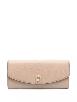 Furla кошелек с логотипом, коричневый