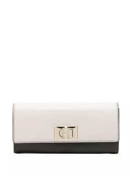 Furla кошелек с пряжкой-логотипом, черный