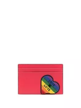 Furla кошелек с вышивкой, красный