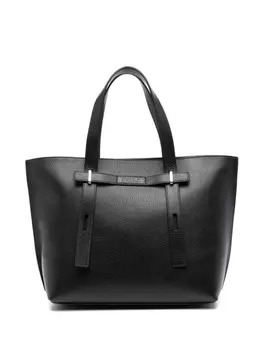 Furla кожаная сумка-тоут, черный