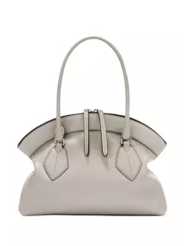 Furla кожаная сумка-тоут, серый
