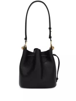 Furla кожаная сумка-ведро, черный