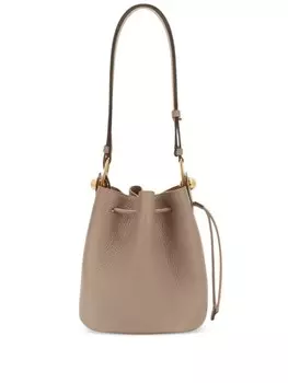 Furla кожаная сумка-ведро, нейтральный