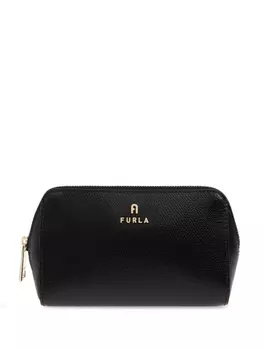 Furla кожаный кошелек с логотипом, черный