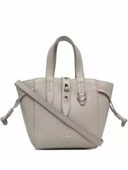 Furla маленькая сумка-тоут из зернистой кожи, серый