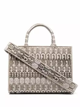 Furla маленькая сумка-тоут Opportunity, коричневый