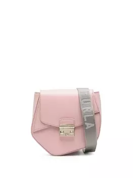 Furla мини-сумка через плечо Metropolis Prisma, розовый