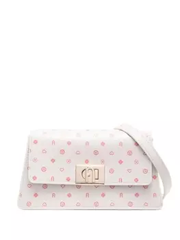 Furla мини-сумка на плечо Zoe, нейтральный цвет