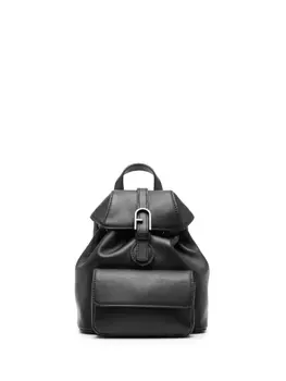 Furla рюкзак с пряжкой-логотипом, черный