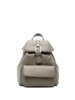 Furla рюкзак с пряжкой-логотипом, зеленый