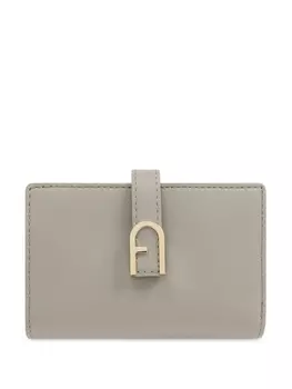 Furla средний кошелек из кожи Flow, серый