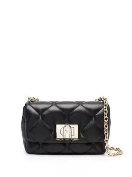 Furla стеганая сумка через плечо 1927, черный