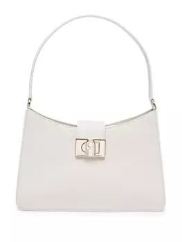 Furla сумка 1927 из зернистой кожи, нейтральный цвет