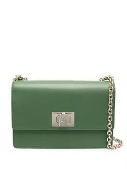 Furla сумка 1927 из зернистой кожи, зеленый