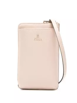 Furla сумка через плечо с логотипом, нейтральный цвет