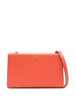 Furla сумка через плечо с логотипом, оранжевый