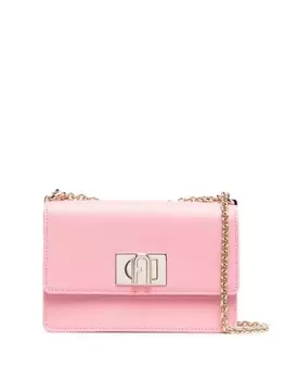 Furla сумка через плечо с логотипом, розовый