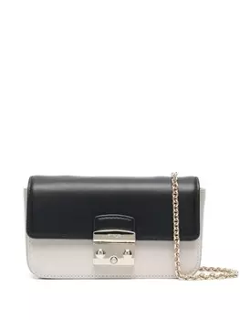 Furla сумка через плечо с откидным клапаном, нейтральный цвет