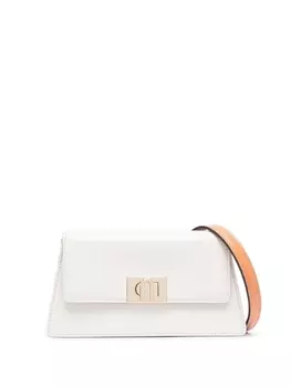 Furla сумка через плечо с поворотным замком, белый