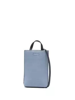 Furla сумка через плечо с тисненым логотипом, синий