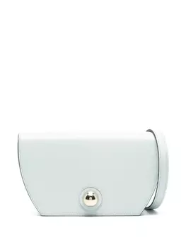 Furla сумка через плечо с тисненым логотипом, синий
