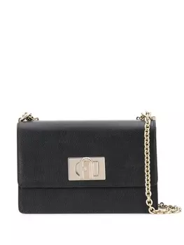 Furla сумка на плечо Bakare с застежкой, черный