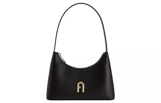 Furla Сумка на плечо из коровьей кожи Diamante, женская, черная