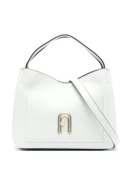 Furla сумка на плечо Primula из зернистой кожи, зеленый