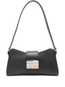 Furla сумка на плечо с логотипом, черный