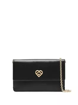 Furla сумка на плечо с логотипом, черный